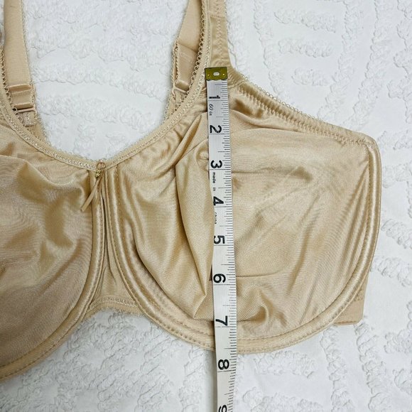 Wacoal Basic Beauty Full Figure Unlined Bra 38DDD - Picture 6 of 10